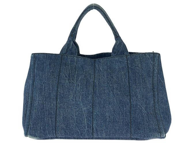 Borsa 2way Prada Canapa Denim - vista 2