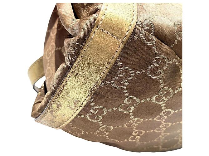 Borsa a tracolla Gucci Abbey GG Canvas - vista 8