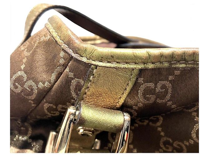 Borsa a tracolla Gucci Abbey GG Canvas - vista 9