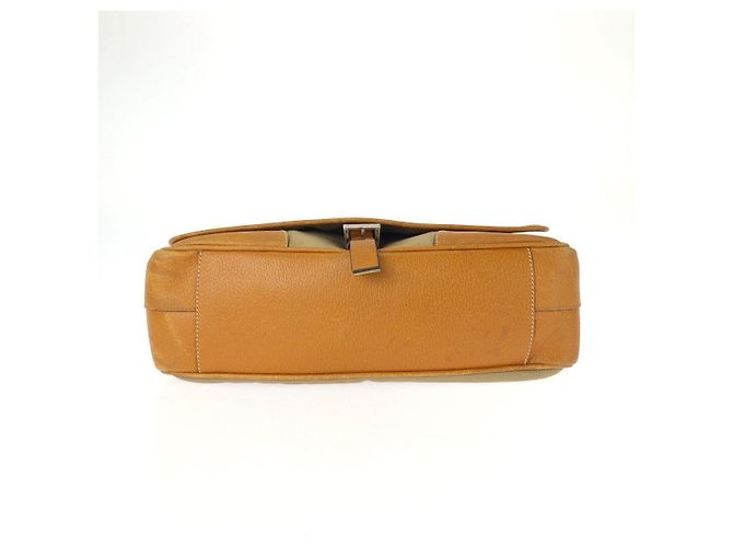 Bolsa de Ombro Prada em Lona e Couro - vista 10