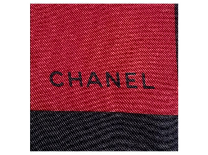 Pañuelo de seda Chanel 31 RUE CAMBON Coco Mark - vista 5