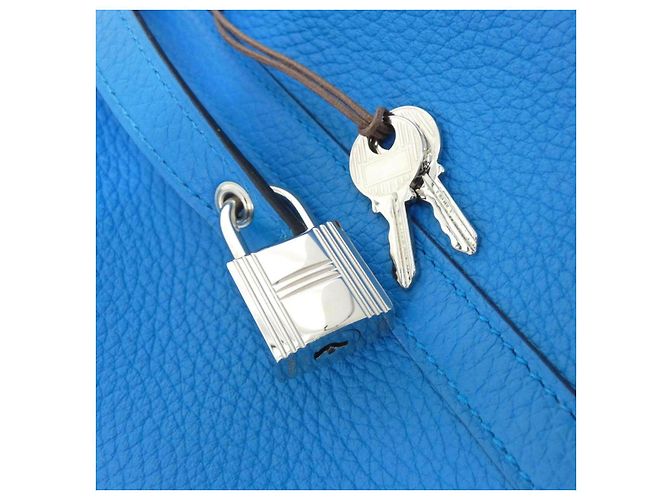 Hermès Bolso Hermes Picotin Lock Eclat de piel de becerro - vista 3