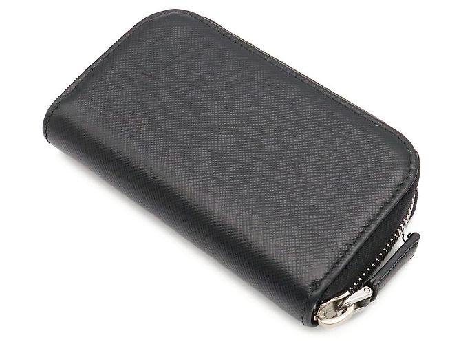 Portachiavi Prada Saffiano con zip per 6 chiavi - vista 2