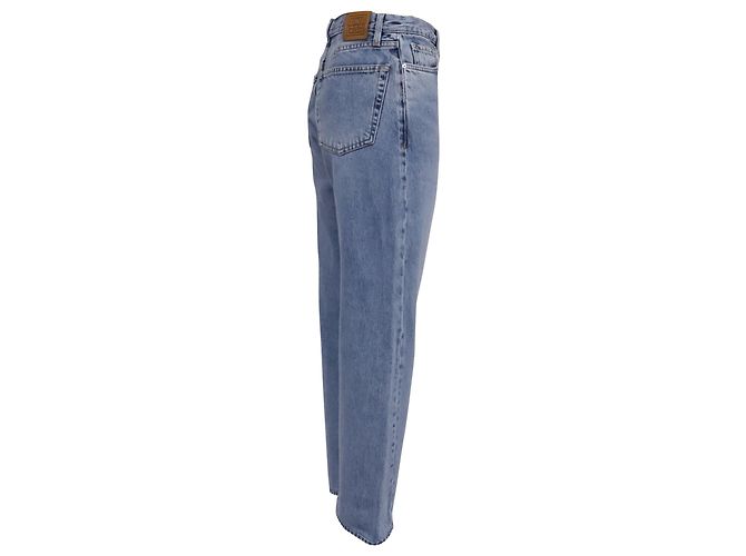 Vaqueros Straight-Leg Totême en algodón azul - vista 2