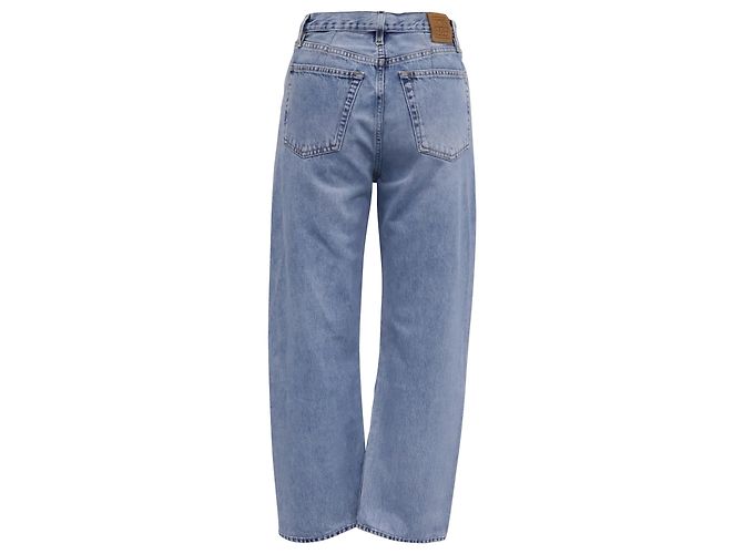Vaqueros Straight-Leg Totême en algodón azul - vista 3