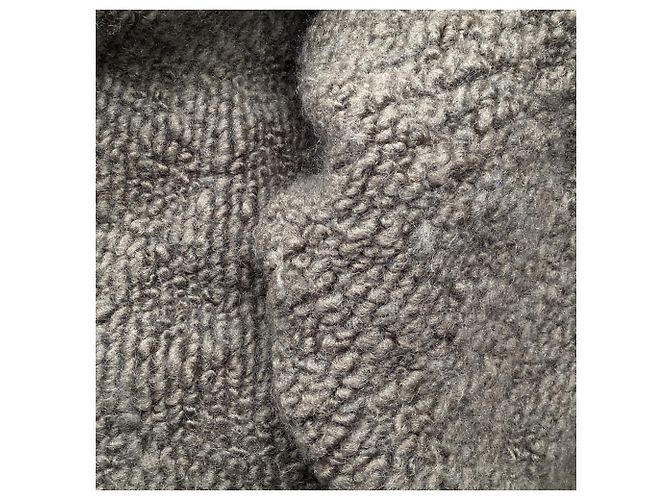 Autre Marque Varley Zip-Up Sweater aus Wolle in Olive - Ansicht 5