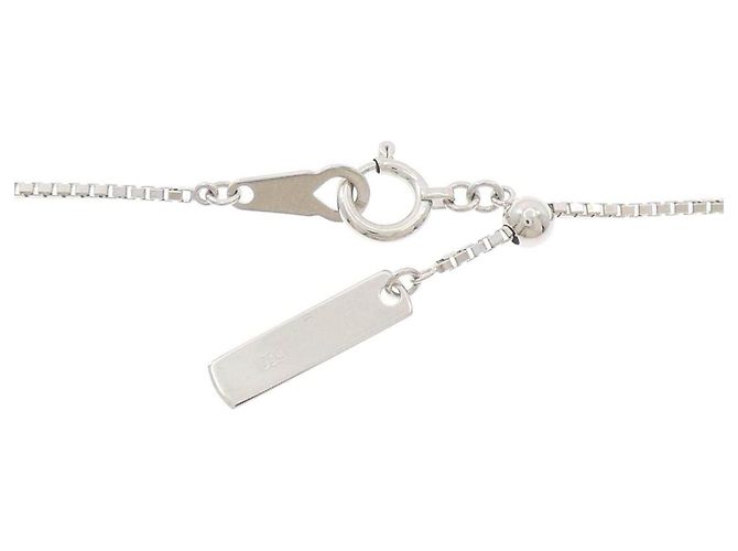 Collana Tasaki in oro bianco Au750 con perle Akoya e diamanti - vista 5