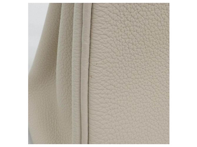 Hermès Birkin25 em couro Togo bege - vista 7