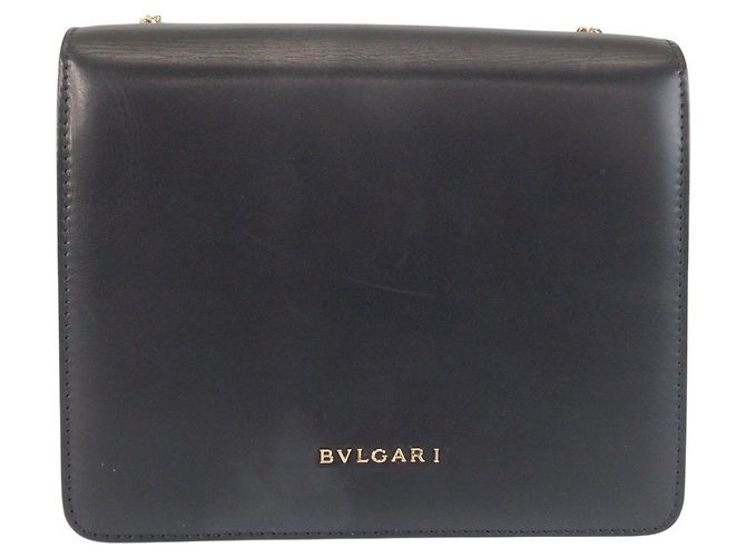 Bulgari Bvlgari Bvlgari Bolso de hombro de piel con cadena - vista 2