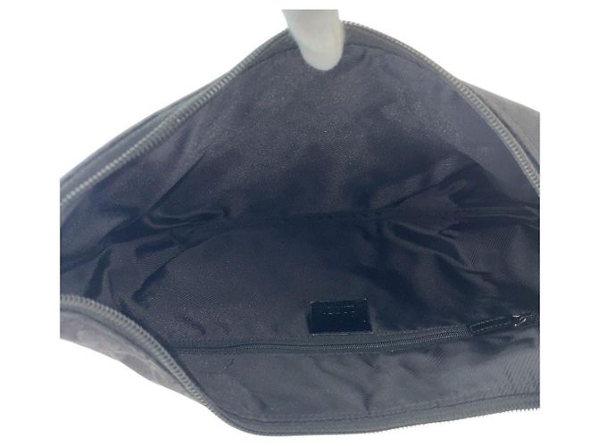 Borsa a tracolla Gucci in pelle e tela GG - vista 9