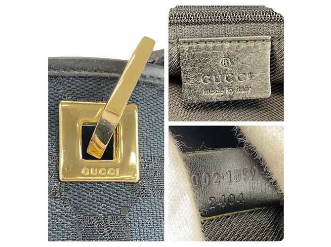 Gucci GG Canvas Leder Tote Bag - Ansicht 3