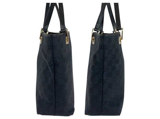 Gucci GG Canvas Leder Tote Bag - Ansicht 6
