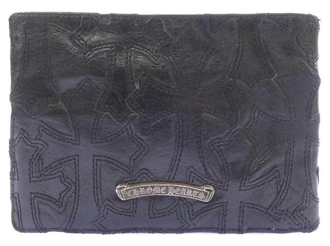 Chrome Hearts AINT NOTHIN 2 DO CM LDD Ledergeldbörse - Ansicht 2
