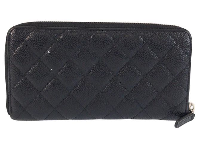 Portafoglio lungo in pelle Chanel Matelassé Coco Mark - vista 2