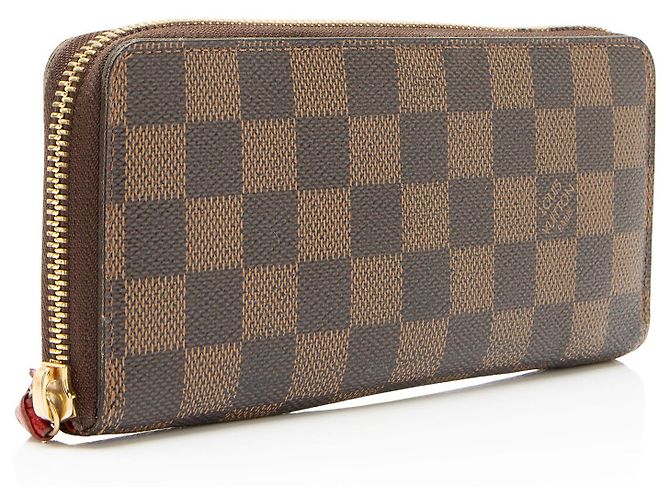 Portafoglio Louis Vuitton Damier Ebene Clemence - vista 2