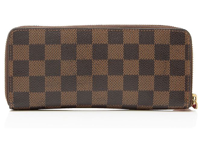 Portafoglio Louis Vuitton Damier Ebene Clemence - vista 3
