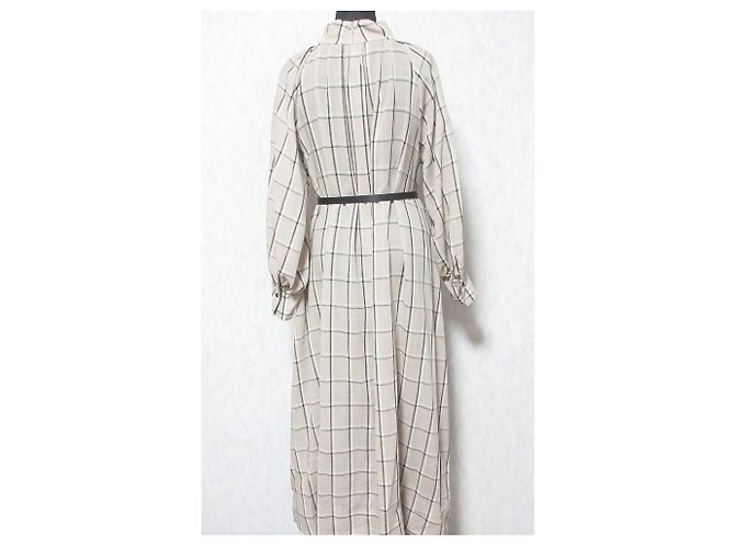Autre Marque Robe ceinturée à col montant Ébure - vue 2