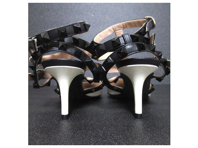 Mules in pelle Rockstud Valentino Garavani - vista 3