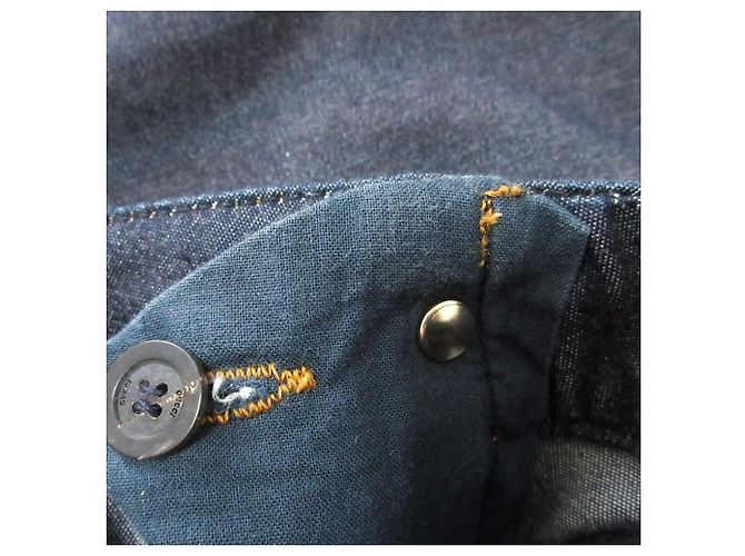 Vaqueros de denim azul índigo Gucci - vista 15