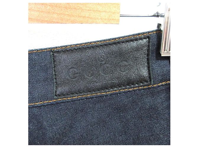 Vaqueros de denim azul índigo Gucci - vista 5