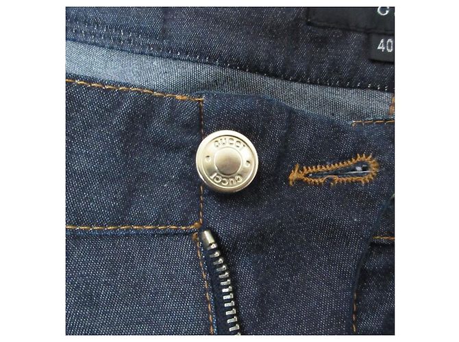 Vaqueros de denim azul índigo Gucci - vista 7