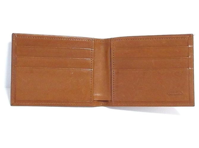 Billetera bifold COACH de piel - vista 6