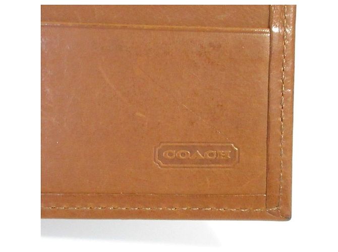 Billetera bifold COACH de piel - vista 7