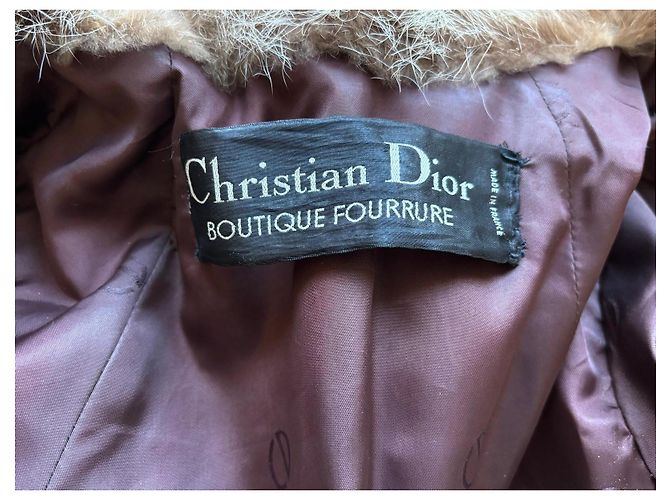 Abrigo de piel Christian Dior Boutique - vista 9