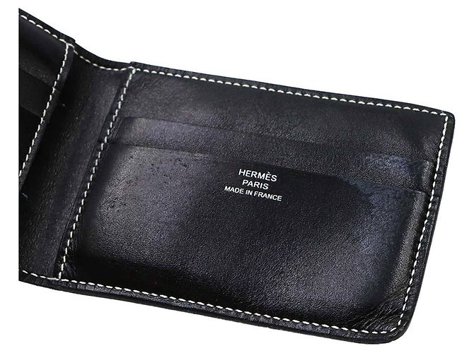 Hermès Porte-cartes horizontal Hermes H Sellier - vue 6