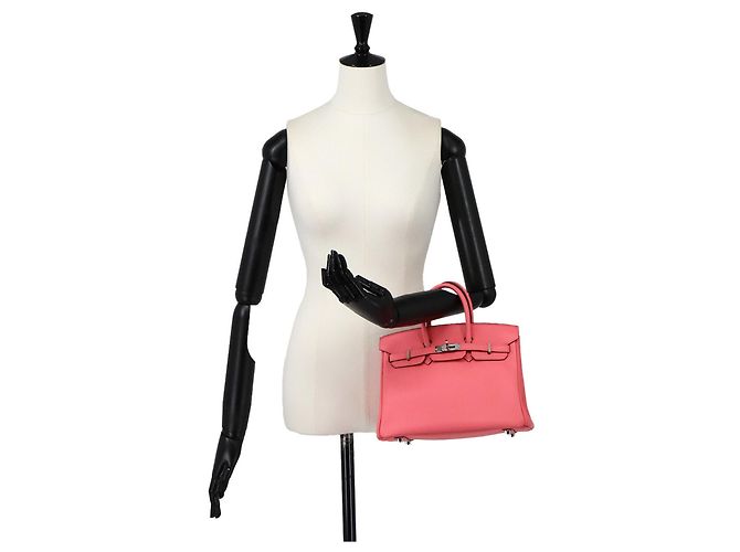 Hermès Bolso Hermes Birkin 25 Swift Rose Azalee - vista 10