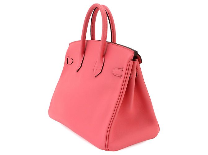 Hermès Bolso Hermes Birkin 25 Swift Rose Azalee - vista 3