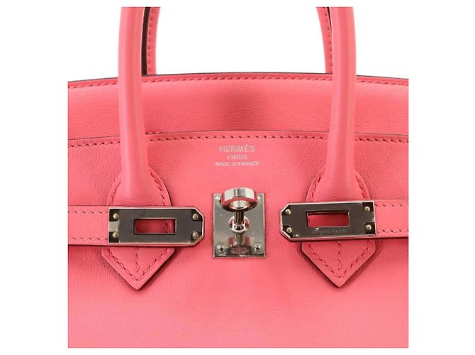 Hermès Bolso Hermes Birkin 25 Swift Rose Azalee - vista 7