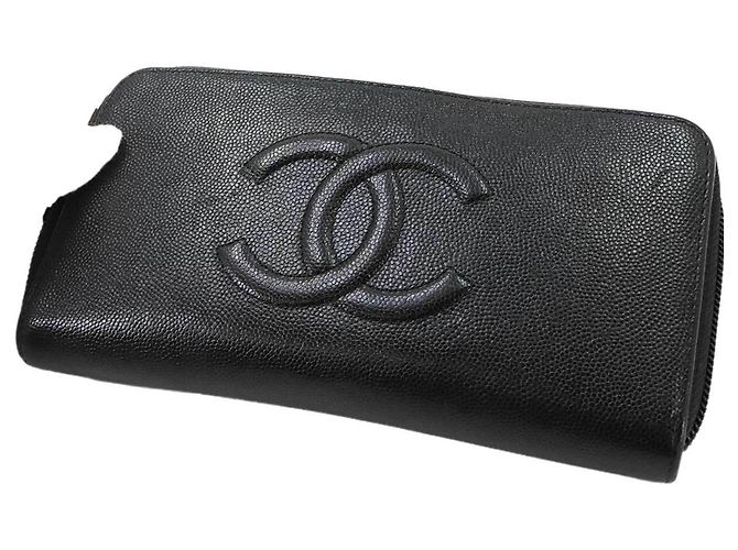 Chanel Coco Mark Round Long Wallet - view 9