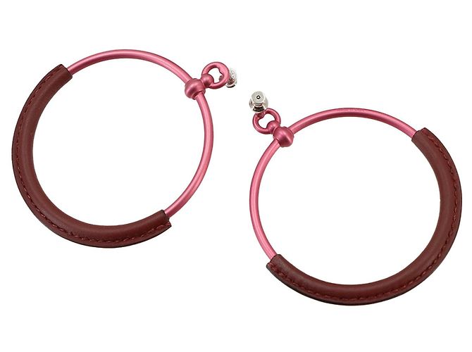 Hermès Boucles d'oreilles Hermes Loop GM - vue 3