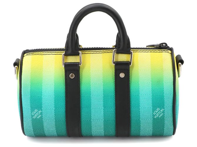 Borsa a mano Louis Vuitton Keepall XS Damier Stripe - vista 3