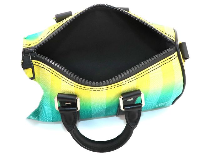 Borsa a mano Louis Vuitton Keepall XS Damier Stripe - vista 7