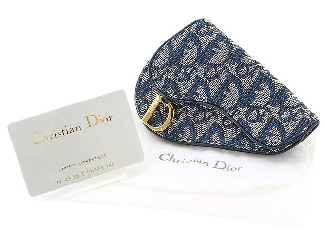 Portamonete Christian Dior Trotter Saddle - vista 2