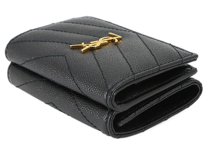 Autre Marque Saint Laurent Cassandra Origami Tiny Wallet - vista 3