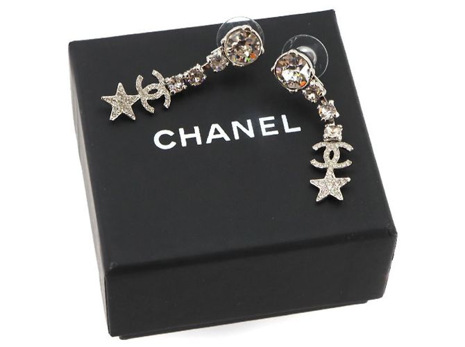 Pendientes Chanel Coco Mark Star Rhinestone - vista 2