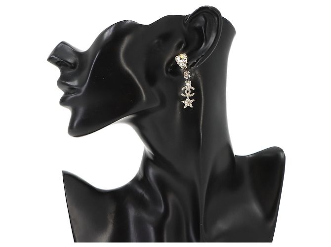 Pendientes Chanel Coco Mark Star Rhinestone - vista 6