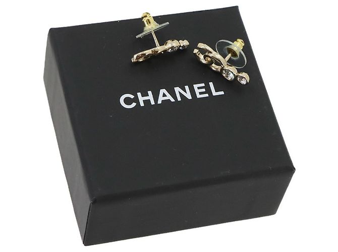 Pendientes Chanel Coco Mark Rhinestone - vista 2
