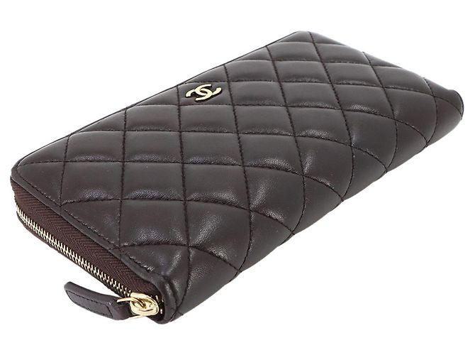 Portafoglio lungo con zip Chanel Matelasse Classic - vista 3