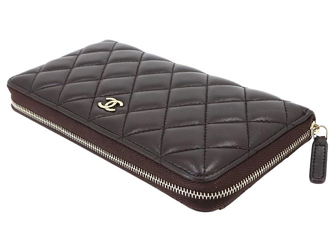 Portafoglio lungo con zip Chanel Matelasse Classic - vista 4