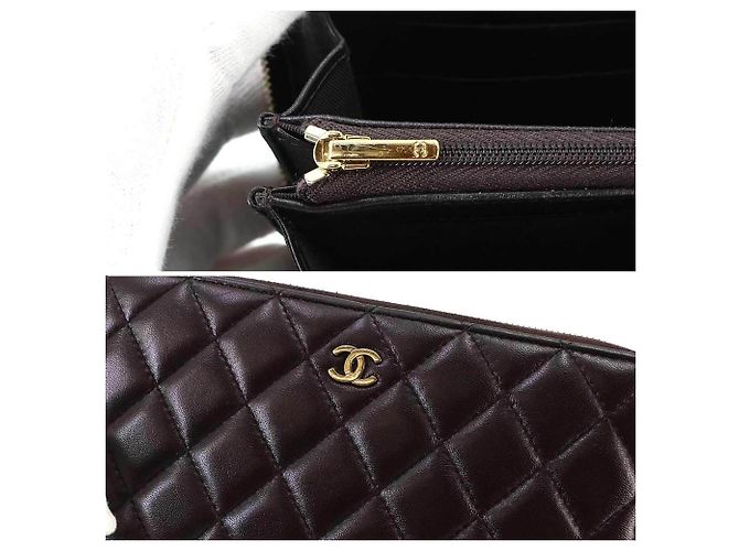 Portafoglio lungo con zip Chanel Matelasse Classic - vista 7
