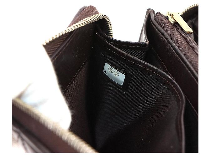 Portafoglio lungo con zip Chanel Matelasse Classic - vista 8