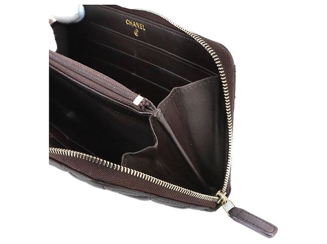 Portafoglio lungo con zip Chanel Matelasse Classic - vista 9
