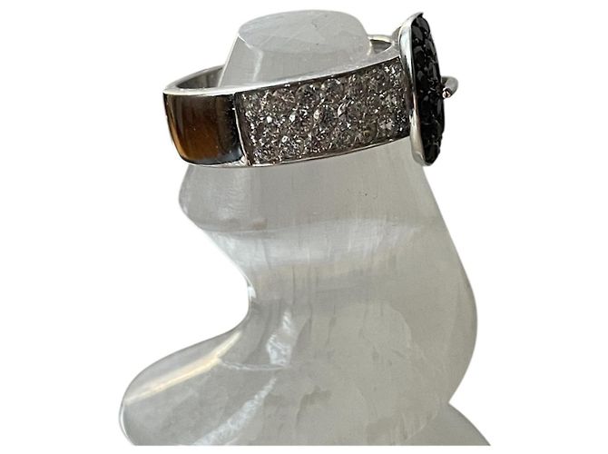 Autre Marque Anello Elini in Oro Bianco 18kt con Zirconia - vista 13