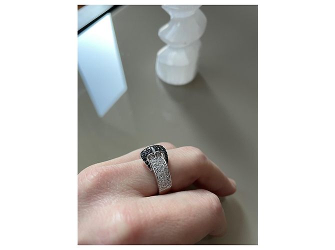 Autre Marque Anello Elini in Oro Bianco 18kt con Zirconia - vista 15