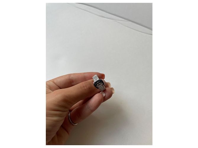 Autre Marque Anello Elini in Oro Bianco 18kt con Zirconia - vista 7