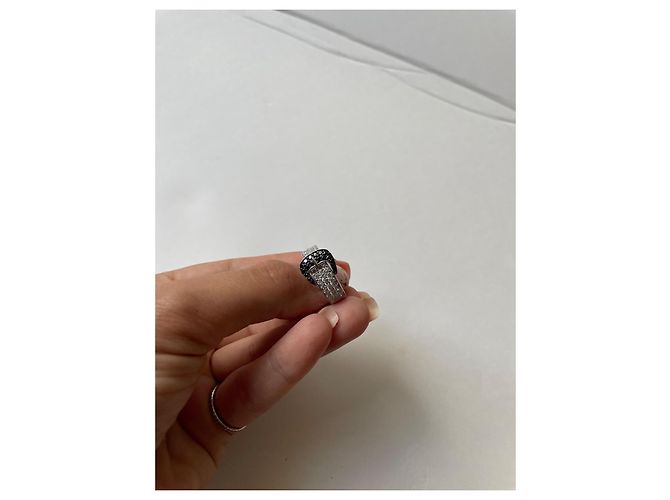 Autre Marque Anello Elini in Oro Bianco 18kt con Zirconia - vista 8